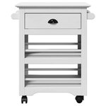 VidaXL Chariot de cuisine BODO blanc 67 5x45x80 cm
