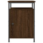 vidaXL Table de chevet chêne marron 40x42x60 cm bois d'ingénierie