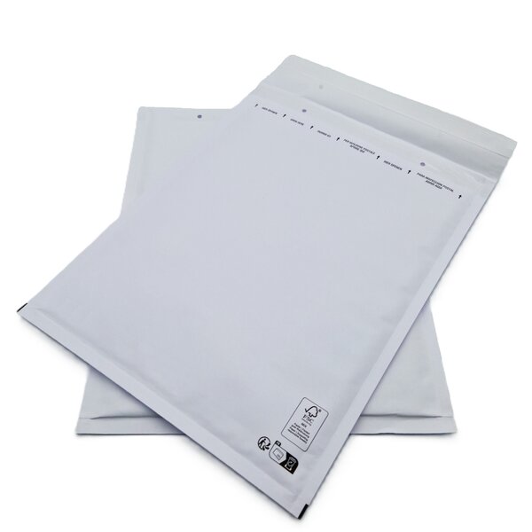 Lot de 10 pochettes ( enveloppes ) à bulles g/7 : 230 x 335 mm en kraft blanc