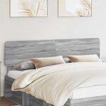 vidaXL Tête de lit Gris Sonoma 180 cm Bois d'ingénierie