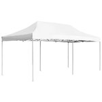 vidaXL Tente de réception pliable Aluminium 6 x 3 m Blanc