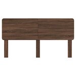 vidaXL Tête de lit Chêne brun 180 cm Bois d'ingénierie