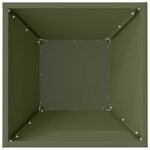 vidaXL Jardinière Bol de Jardin Verte Olive 35x35x15 cm en Acier
