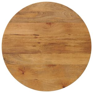 vidaXL Dessus de table Ø 80x2 5 cm rond bois de manguier massif