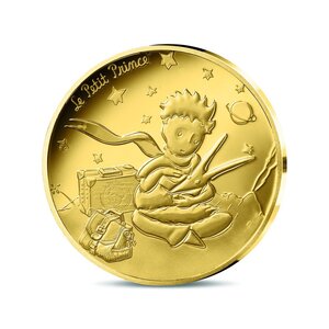 Le Petit Prince Monnaie de 50€ 1/4 Oz Or renard
