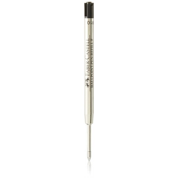 FABER-CASTELL Recharge grand volume F stylo à bille  noir