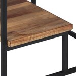 vidaXL Table d'appoint 50x50x50 cm teck de récupération massif