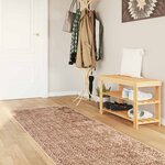 vidaXL Coureur de Tapis MARSA Jaune 100 x 400 cm Polyester et PVC