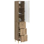 vidaXL Ensemble de Meubles 2 Pièces Chêne artisanal 33 x 34 5 x 90 cm