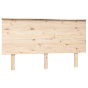 vidaXL Tête de lit 144x6x82 5 cm Bois massif de pin
