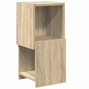 vidaXL Meuble d'angle Chêne Sonoma 25 5x25x55cm Bois d'ingénierie