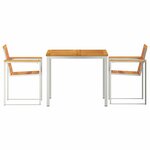 vidaXL Ensemble de salle à manger pour jardin 3 Pièces