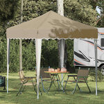 vidaXL Tente de fête pop-up 195 x 195 x 245 cm Crème Tissu Oxford
