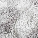vidaXL Tapis shaggy à poils longs NAVARRA gris argenté 120x120 cm