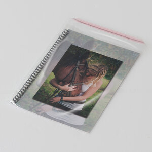 Lot de 1000 sachets plastiques autocollants 250x360mm standard 50µ