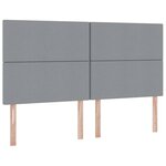 vidaXL Lit de Rangement Gris clair 160 x 200 cm Cuir synthétique