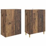 vidaXL Ensemble de Meubles 2 Pièces Bois ancien 66 x 34 5 x 90 cm