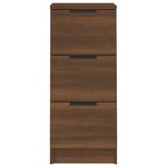 vidaXL Buffet Chêne marron 30x30x70 cm Bois d'ingénierie