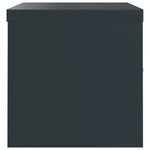 vidaXL Classeur anthracite 90x40x40 cm acier