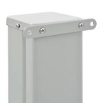 vidaXL Auvent latéral rétractable de patio 160 x 300 cm Gris