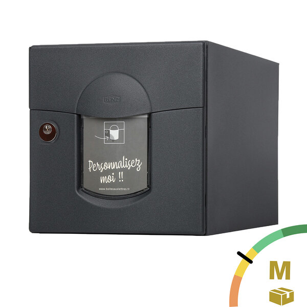 Boite aux lettres Soléa 2 portes Noir Sablé 2100 MS