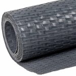 vidaXL Paravent de balcon anthracite 300x90 cm résine tressée