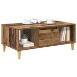 vidaXL Table basse Bois Ancien 90 x 50 x 26 5 cm Bois d'ingénierie