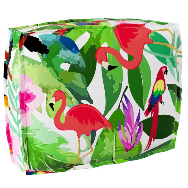 vidaXL Coussin Pallet pour dossier Jungle Tropical 50x40x12 cm Tissu Oxford
