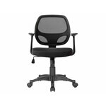 Q-connect chaise bureau rotative - Nylon maille - Max. supporte 120kg - Noir