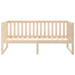 vidaXL Lit de jour sans matelas 90x200 cm bois de pin massif