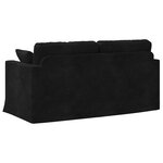 vidaXL Canapé Noir 158 x 78 x 80 cm Velours