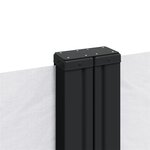 vidaXL Auvent latéral rétractable blanc 120x1000 cm