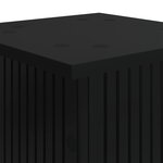 vidaXL Support de Plante Noir 30 5 x 30 x 80 5 cm Bois d'ingénierie