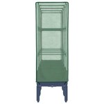 vidaXL Jardinière surélevée avec housse aspect rotin 160x40x140 cm