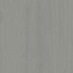 vidaXL Vitrine en verre VIGO gris 85x35x170 cm bois massif de pin