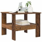 vidaXL Table basse Bois ancien 57 x 55 x 45 cm Bois d'ingénierie