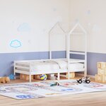 vidaXL Toit de lit pour enfants 108x70x176 5 cm bois de pin massif
