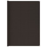 vidaXL Tapis de tente 250x250 cm Marron
