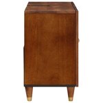 vidaXL Armoire d'évier avec étagère avec porte Marron 62 x 33 x 58 cm