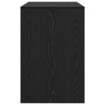 vidaXL Bureau Chêne noir 102 x 50 x 75 cm Bois d'ingénierie
