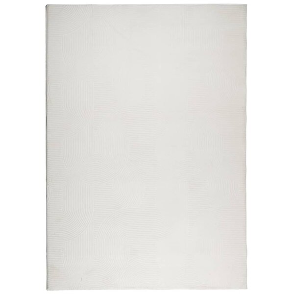 vidaXL Tapis IZA poils courts style scandinave crème 120x170 cm
