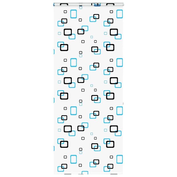 vidaXL Store enrouleur de douche avec cassette largeur du tissu 96 cm