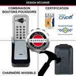 Boîte à clés sécurisée certifiée - Format XL