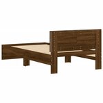 vidaXL Cadre de lit sans matelas avec lumières LED 100x200 cm