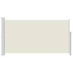 vidaXL Auvent latéral rétractable de patio 170x300 cm Crème