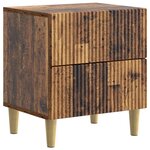 vidaXL Cabinet de chevet 2 Pièces Bois ancien 43 x 34 5 x 48 cm