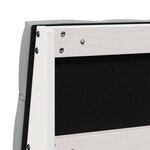 vidaXL Tête de lit capitonnée Gris clair 160 cm Pin massif