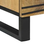 vidaXL Vaisselier 60x33 5x75 cm en bois de manguier massif