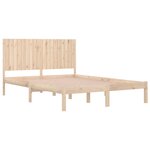 vidaXL Cadre de lit sans matelas 180x200 cm bois massif