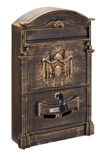 Boîte aux lettres style rétro - classique Residencia D-2151/B Aluminium Bronze